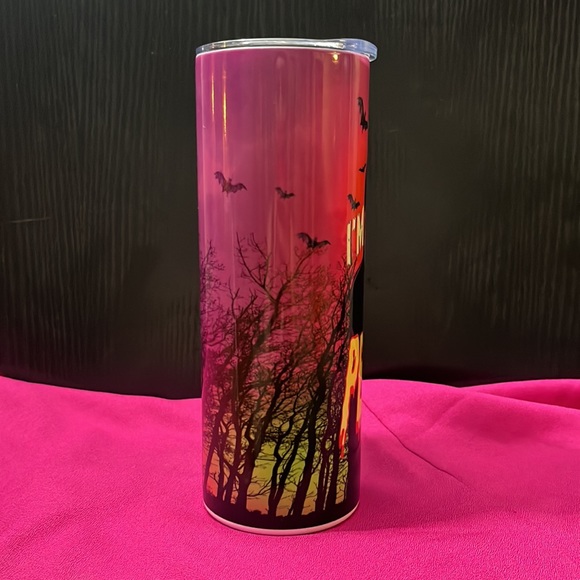 20oz Tumbler, Pink, Wednesday Mug - Picture 5 of 5